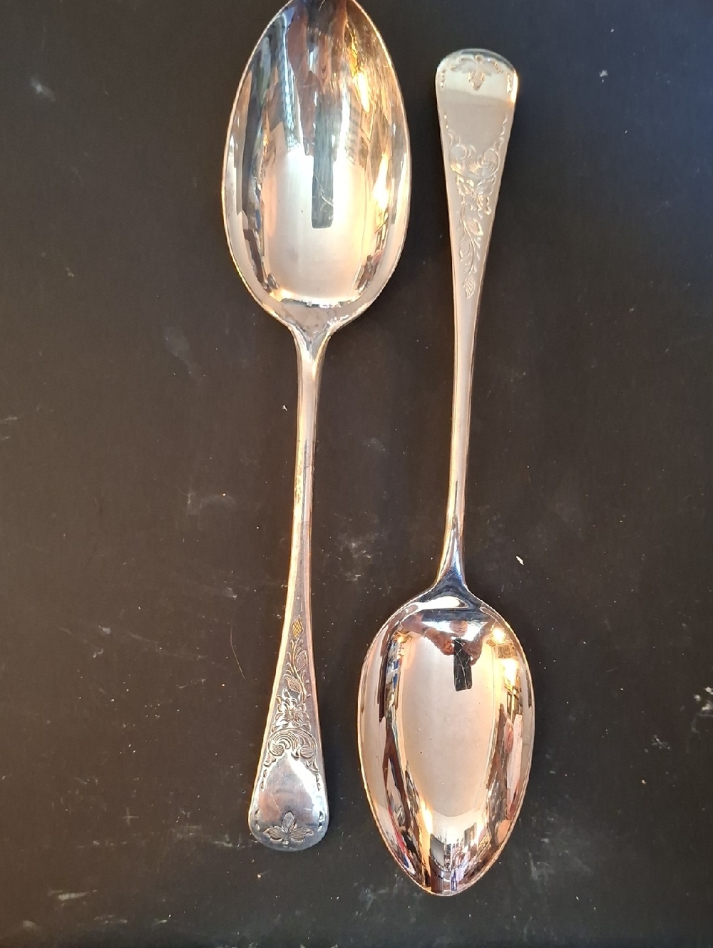 BIRKS REGENCY - Queen Mary Serving Spoons - Set of 2